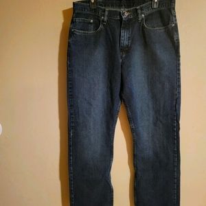 #2 Men's Wrangler relaxed fit jeans.